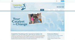 Desktop Screenshot of campbellriverphysiotherapyclinic.com